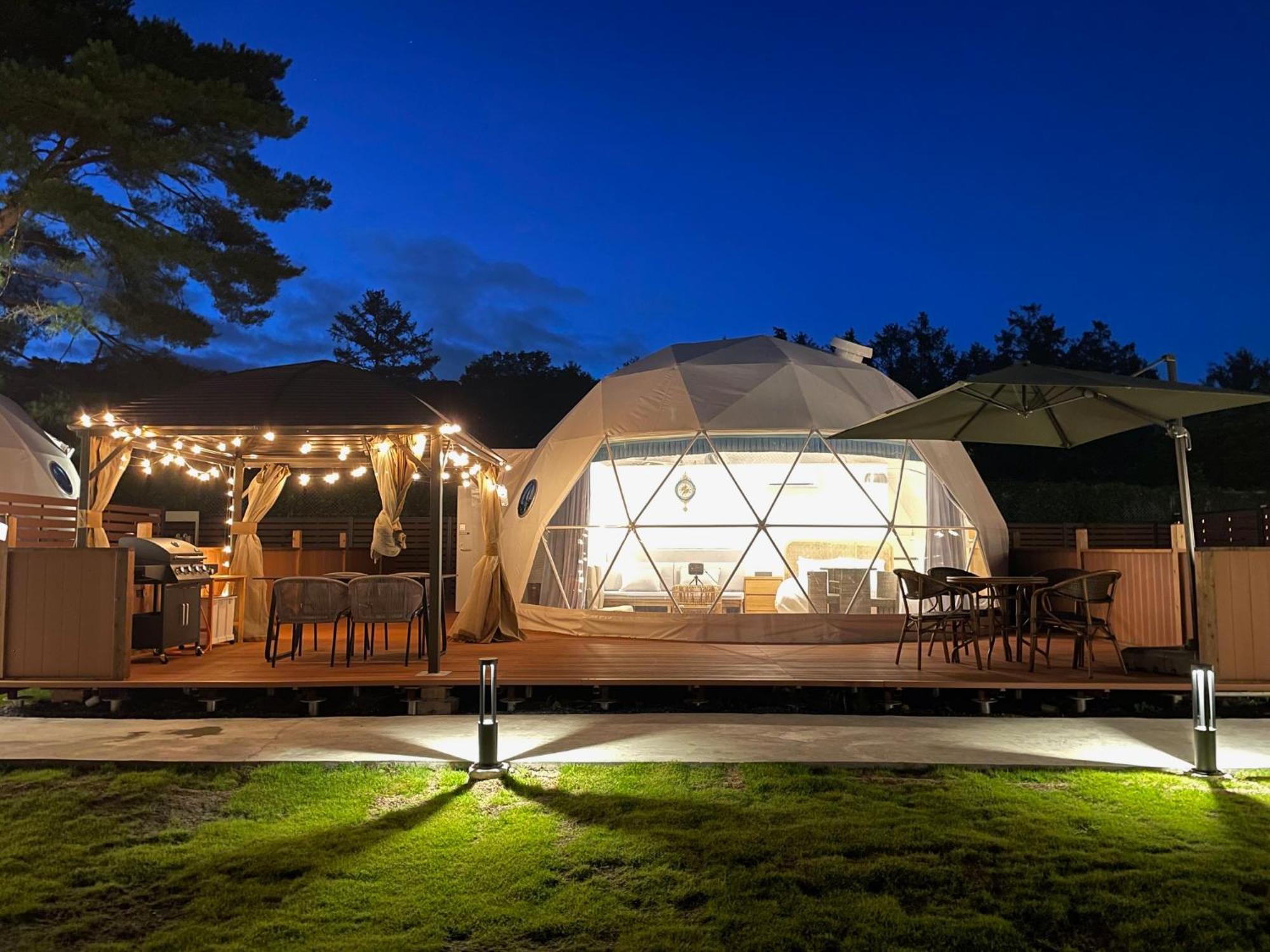 Gramercy Village 山中湖 Glamping &Sauna Yamanakako Extérieur photo